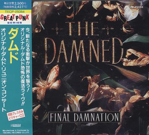 The Damned Final Damnation CD album (CDLP) Japanese DAMCDFI371957