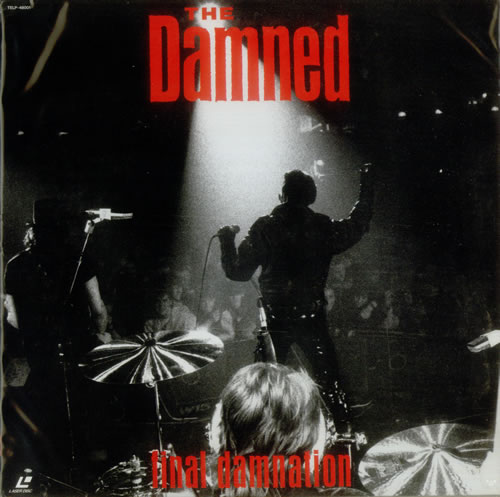 The Damned Final Damnation laserdisc / lazerdisc Japanese DAMLZFI544478