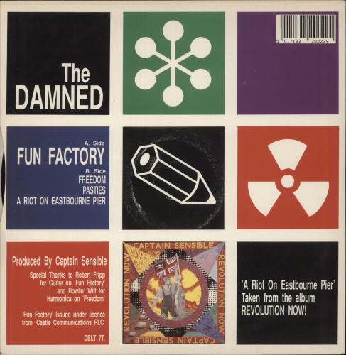 The Damned Fun Factory 12" vinyl single (12 inch record / Maxi-single) UK DAM12FU107185