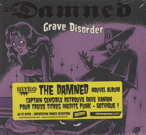 The Damned Grave Disorder CD album (CDLP) French DAMCDGR464959