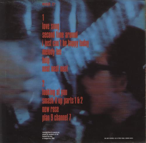 The Damned Live Shepperton 1980 - EX vinyl LP album (LP record) UK DAMLPLI571900