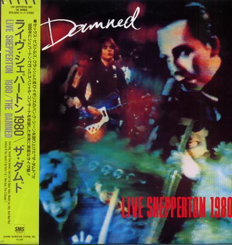 The Damned Live Shepperton 1980 vinyl LP album (LP record) Japanese DAMLPLI251897