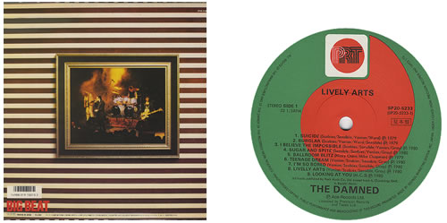 The Damned Lively Arts - Mint vinyl LP album (LP record) Japanese DAMLPLI411129