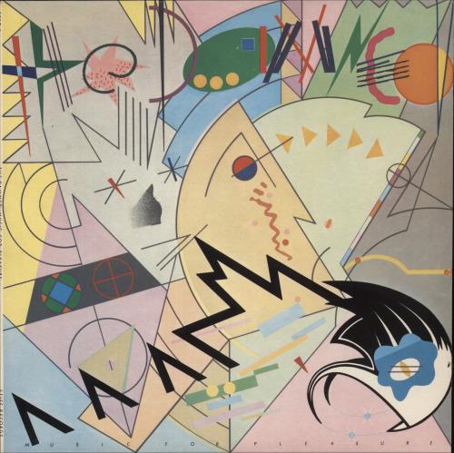 The Damned Music For Pleasure - 1st + Sticker vinyl LP album (LP record) UK DAMLPMU872067