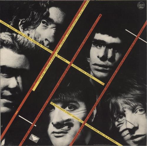 The Damned Music For Pleasure - 1st + Sticker vinyl LP album (LP record) UK DAMLPMU872067