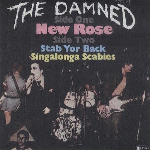 The Damned New Rose 7" vinyl single (7 inch record / 45) UK DAM07NE426440