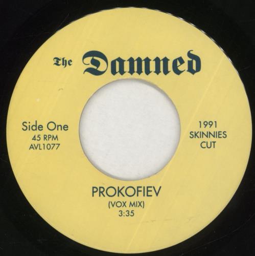 The Damned Prokofiev 7" vinyl single (7 inch record / 45) US DAM07PR553067