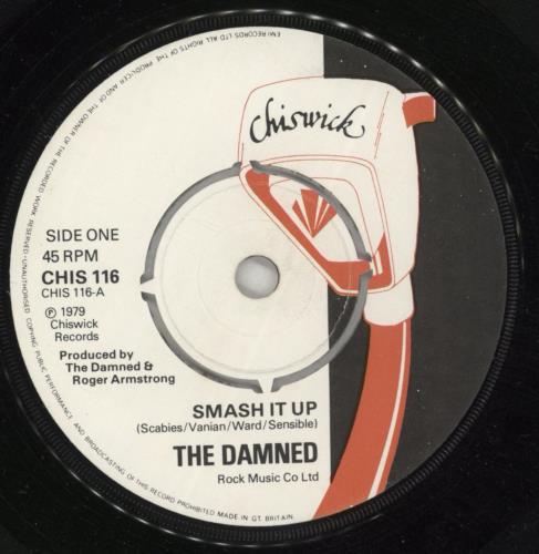 The Damned Smash It Up 7" vinyl single (7 inch record / 45) UK DAM07SM121935