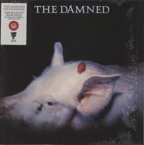 The Damned Strawberries - RSD 2022 - Red & Pink Swirl Vinyl + Scented Sleeve vinyl LP album (LP record) UK DAMLPST871203
