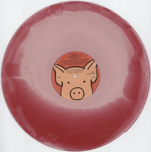 The Damned Strawberries - RSD 2022 - Red & Pink Swirl Vinyl + Scented Sleeve vinyl LP album (LP record) UK DAMLPST871203