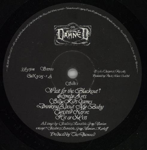 The Damned The Black Album - EX 2-LP vinyl record set (Double LP Album) UK DAM2LTH658029