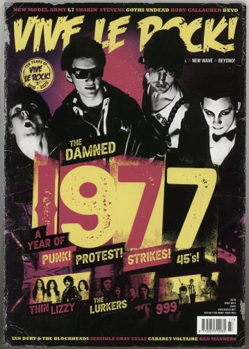 The Damned Vive Le Rock magazine UK DAMMAVI765827