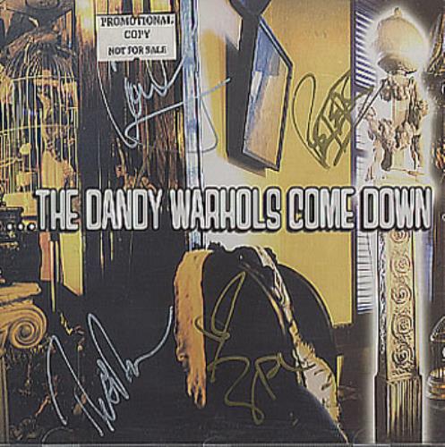 The Dandy Warhols Come Down - Fully Autographed! CD album (CDLP) UK TDWCDCO352115