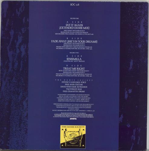 The Danse Society Say It Again - Double Pack 12" vinyl single (12 inch record / Maxi-single) UK DSE12SA767999