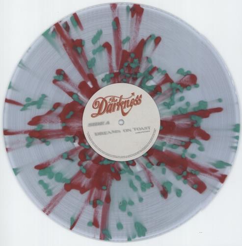 The Darkness Dreams On Toast - Clear With Red & Green Splatter Vinyl vinyl LP album (LP record) UK D/KLPDR871230