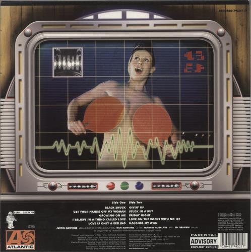 The Darkness Permission To Land - EX vinyl LP album (LP record) UK D/KLPPE872216