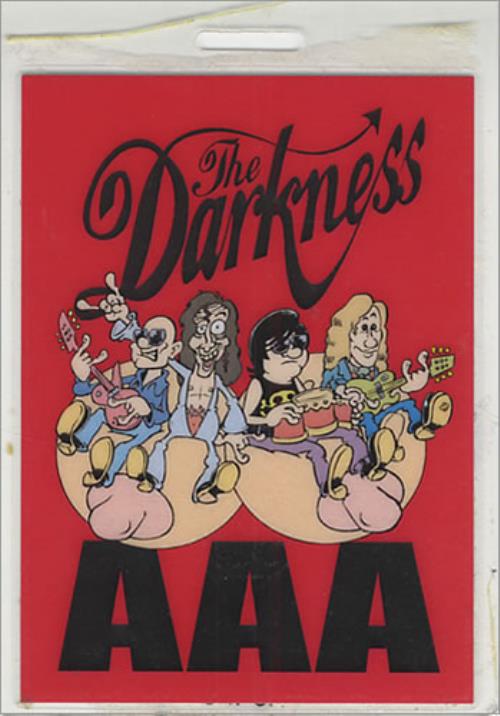 The Darkness Tour Of Euro Festivals - Tour Itinerary & Laminated Pass Itinerary UK D/KBKTO405931
