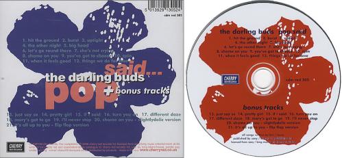 The Darling Buds Pop Said... CD album (CDLP) UK DBDCDPO369018