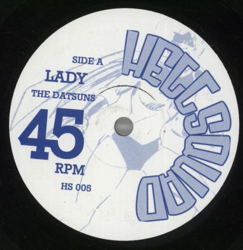 The Datsuns Lady 7" vinyl single (7 inch record / 45) New Zealand DSU07LA241186