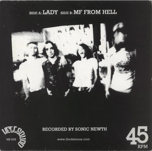 The Datsuns Lady 7" vinyl single (7 inch record / 45) New Zealand DSU07LA241186