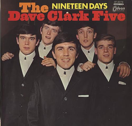 The Dave Clark Five Nineteen Days - Red Vinyl vinyl LP album (LP record) Japanese DVCLPNI365449