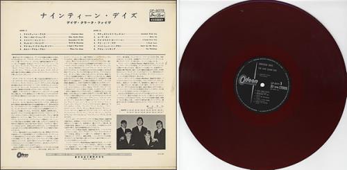 The Dave Clark Five Nineteen Days - Red Vinyl vinyl LP album (LP record) Japanese DVCLPNI365449
