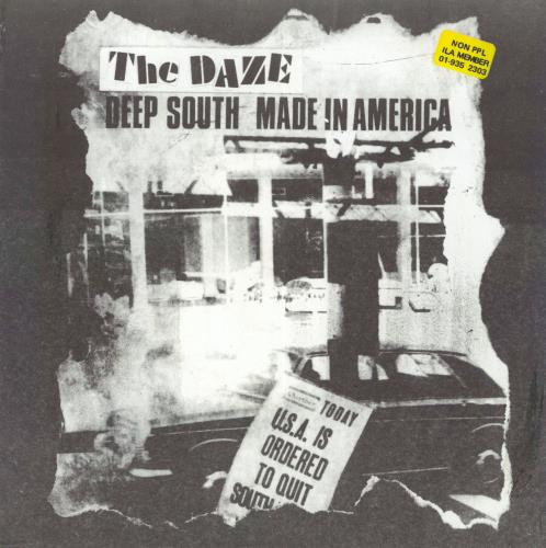 The Daze Deep South 7" vinyl single (7 inch record / 45) UK 5HF07DE800761