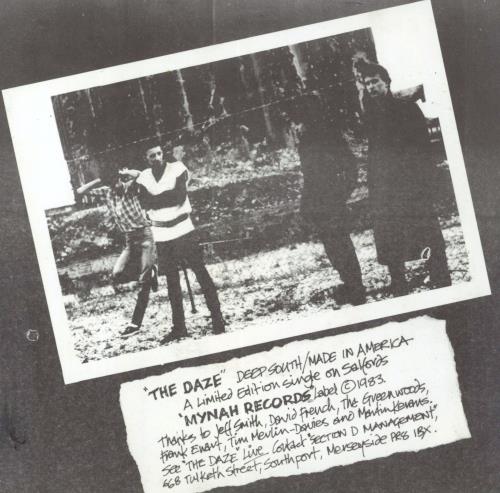 The Daze Deep South 7" vinyl single (7 inch record / 45) UK 5HF07DE800761