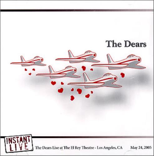 The Dears Live At The El Rey Theatre, Los Angeles, CA 2 CD album set (Double CD) US DE02CLI360857