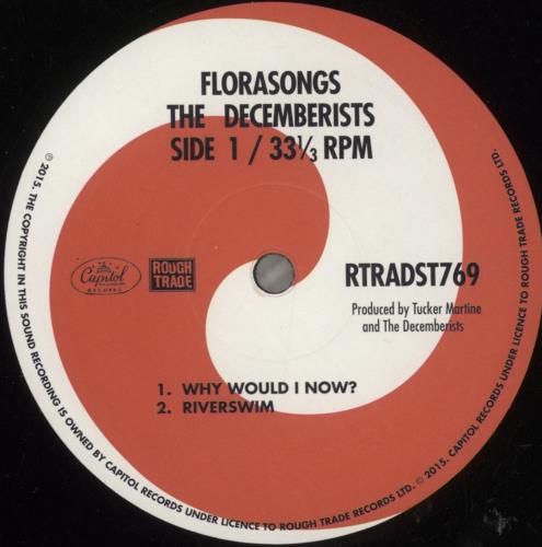 The Decemberists Florasongs 10" vinyl single (10 inch record) UK DEZ10FL881834