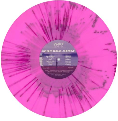 The Deer Tracks Undersvik - Pink Splatter Vinyl vinyl LP album (LP record) Swedish 9H7LPUN865247