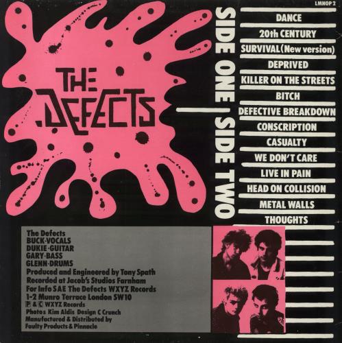 The Defects Defective Breakdown vinyl LP album (LP record) UK YIQLPDE793009