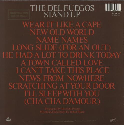 The Del Fuegos Stand Up vinyl LP album (LP record) UK TG8LPST448559