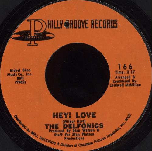 The Delfonics Hey! Love 7" vinyl single (7 inch record / 45) US ICZ07HE705397