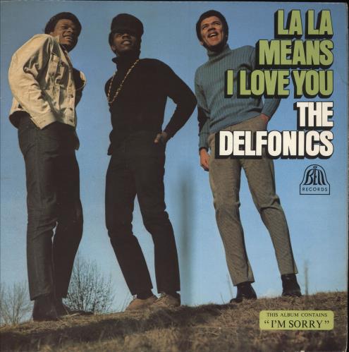 The Delfonics La La Means I Love You vinyl LP album (LP record) UK ICZLPLA747988