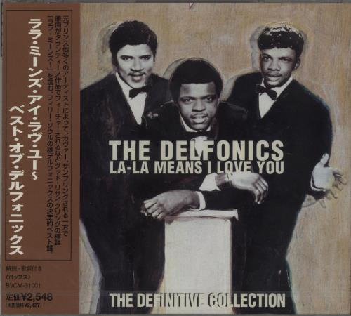 The Delfonics La-La Means I Love You - The Definitive Collection CD album (CDLP) Japanese ICZCDLA661229