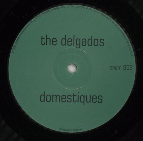 The Delgados Domestiques vinyl LP album (LP record) UK DLGLPDO397080