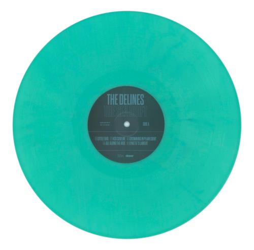 The Delines The Sea Drift - Blue vinyl + CD vinyl LP album (LP record) UK 4L-LPTH872048