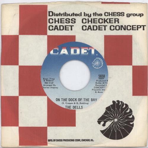 The Dells On The Dock Of The Bay 7" vinyl single (7 inch record / 45) US TDL07ON702310