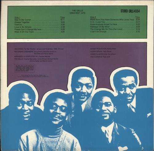 The Dells The Dells Greatest Hits vinyl LP album (LP record) UK TDLLPTH734601