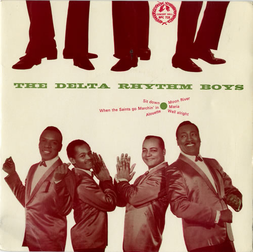 The Delta Rhythm Boys The Delta Rhythm Boys EP 7" vinyl single (7 inch record / 45) UK DR807TH568057
