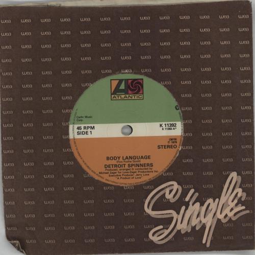 The Detroit Spinners Body Language 7" vinyl single (7 inch record / 45) UK DS-07BO458905