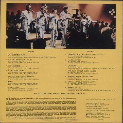 The Detroit Spinners Smash Hits vinyl LP album (LP record) UK DS-LPSM374763