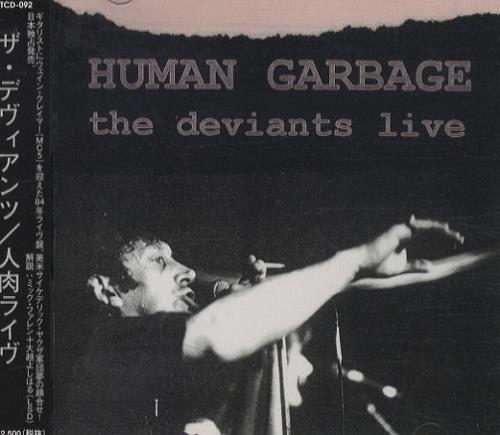 The Deviants Human Garbage Live! CD album (CDLP) Japanese DVTCDHU106951