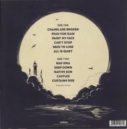 The Devil Makes Three Chains Are Broken - Cream & Blue Split Vinyl vinyl LP album (LP record) US 1KXLPCH871972