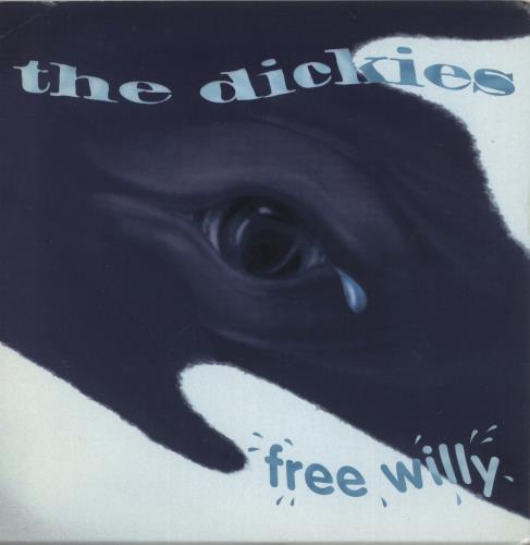 The Dickies Free Willy - Blue Vinyl 7" vinyl single (7 inch record / 45) US DIC07FR868451