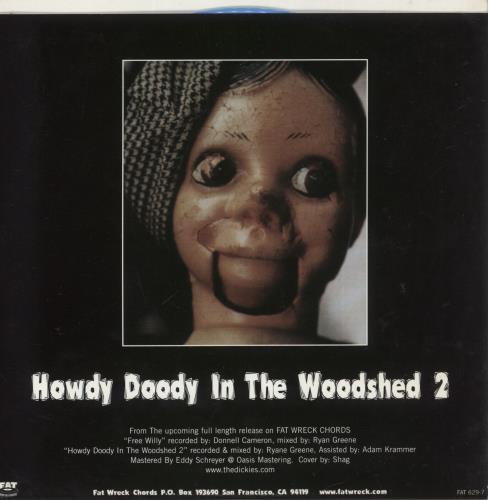 The Dickies Free Willy - Blue Vinyl 7" vinyl single (7 inch record / 45) US DIC07FR868451