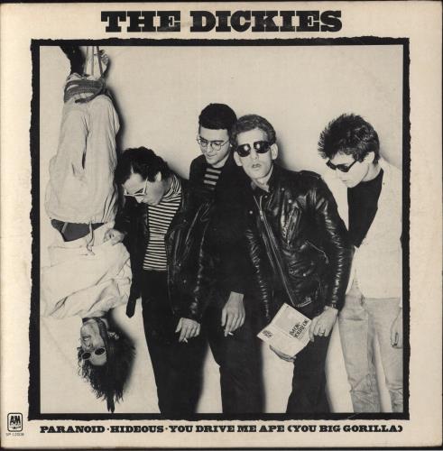 The Dickies Paranoid - White Vinyl 10" vinyl single (10 inch record) US DIC10PA860472