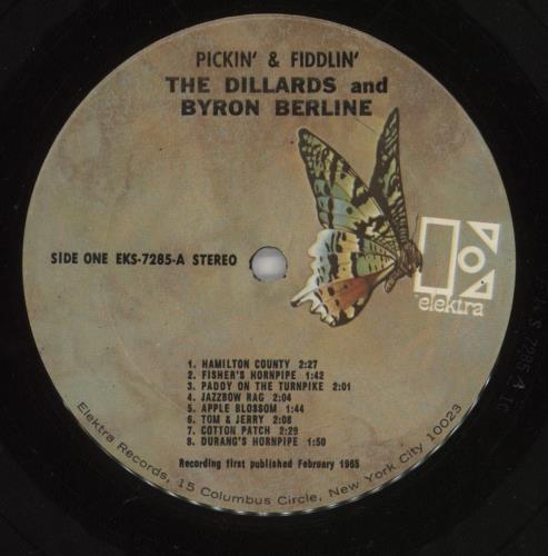 The Dillards Pickin' And Fiddlin'- Shrink vinyl LP album (LP record) US DIZLPPI686464