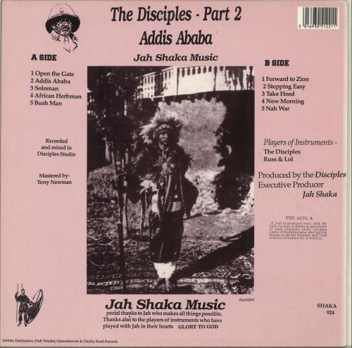 The Disciples Part 2 - Addis Ababa vinyl LP album (LP record) UK YXWLPPA697835